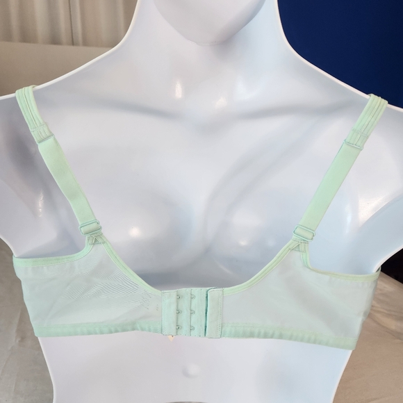 SOLD - Cacique Sexy Sensual NWT Unlined Underwire Bra 42C Blue Green Floral - Picture 2 of 5